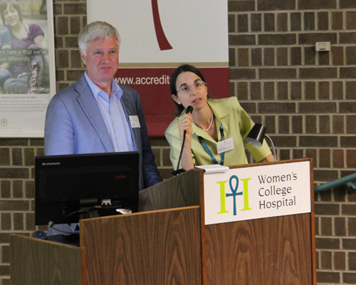 Dr. Ray Copes, chief, environmental and occupational health, Public Health Ontario and Dr. Riina Bray, medical director, Environmental Health Clinic, WCH